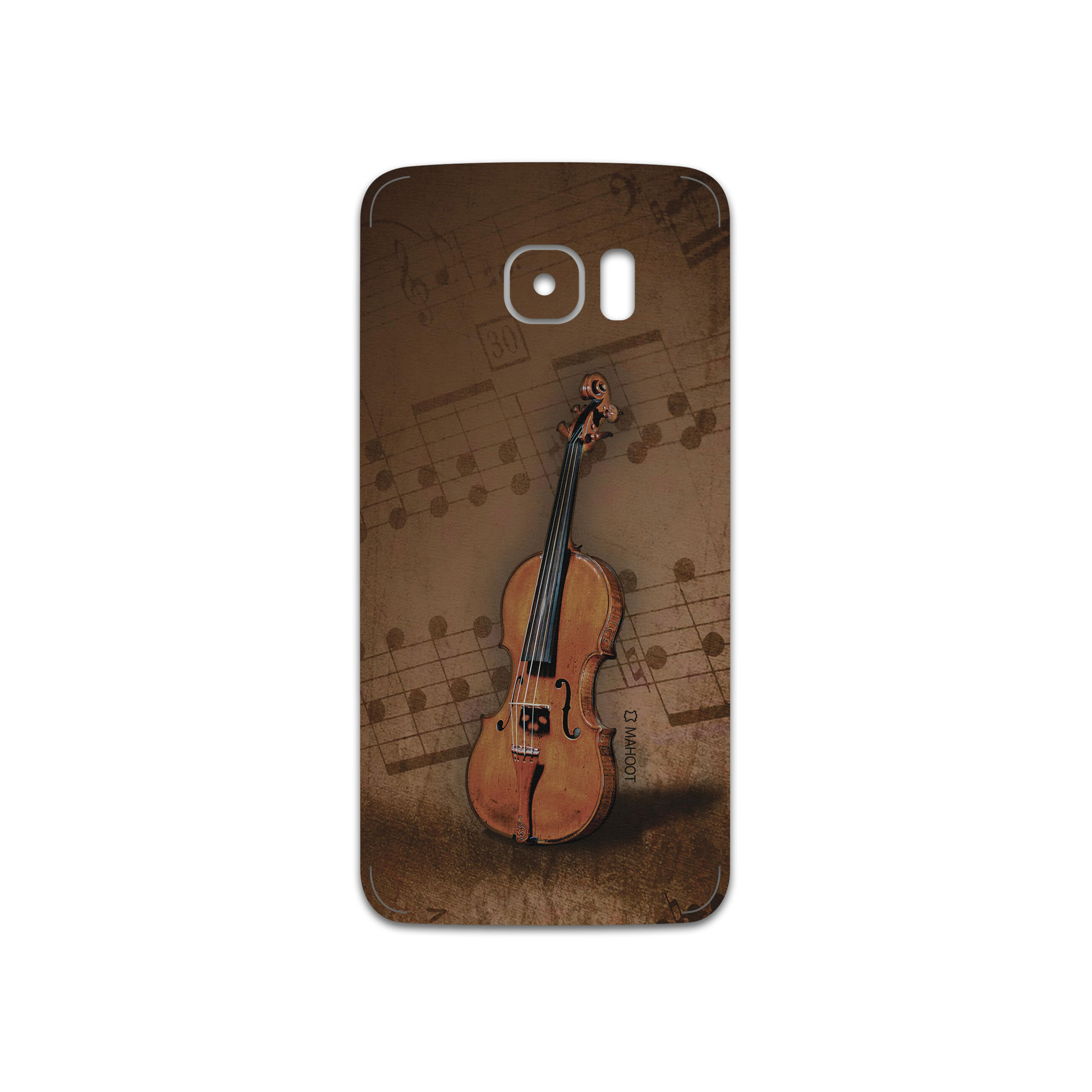 برچسب پوششی ماهوت مدل Violin-Instrument مناسب برای گوشی موبایل سامسونگ Galaxy S7 Edge