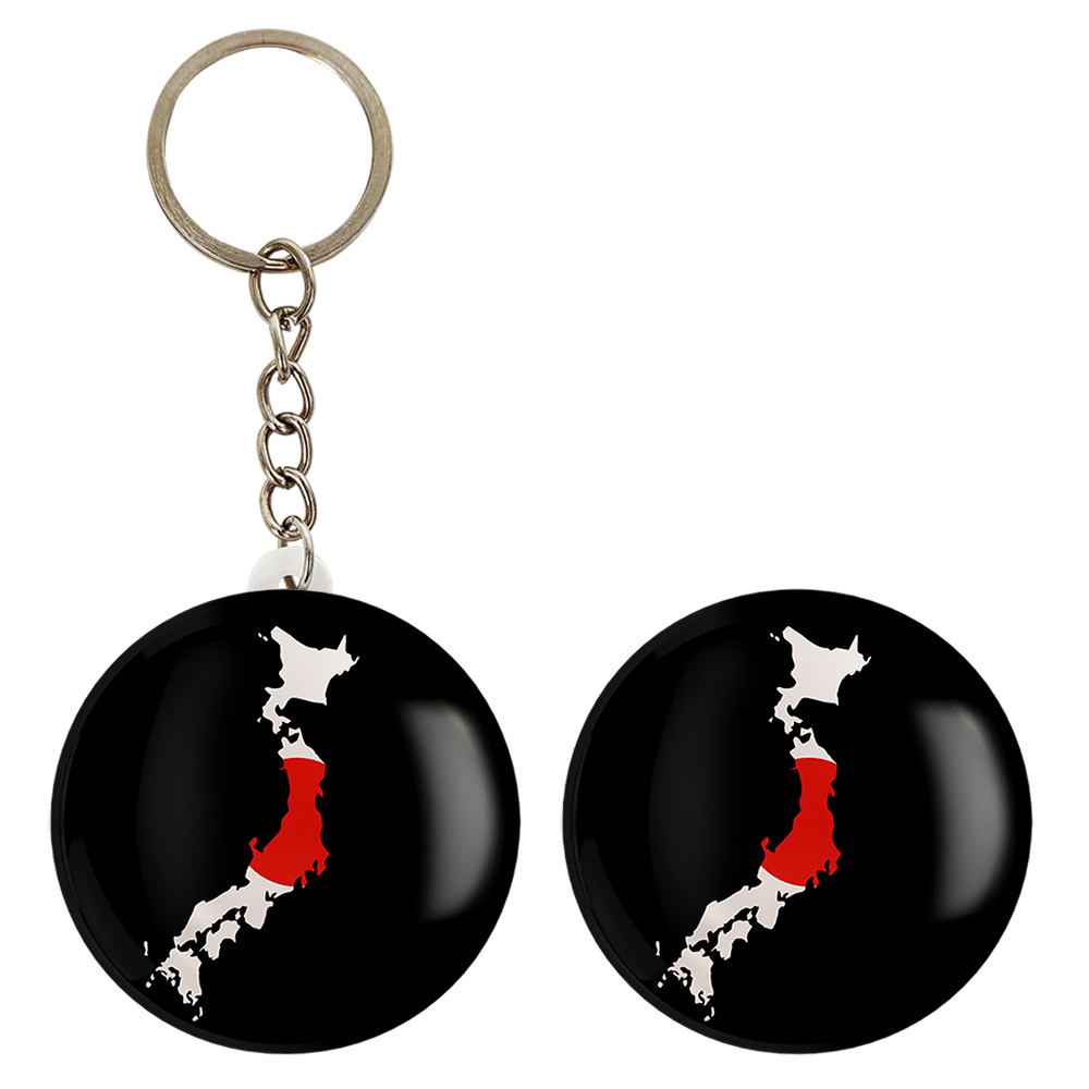 پیکسل خندالو مدل پرچم ژاپن کد 20637 به همراه جاکلیدی