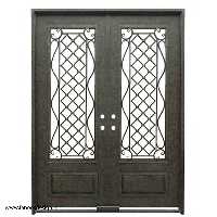 درب کلاسیک فلزی ساده حیاط کد 2173