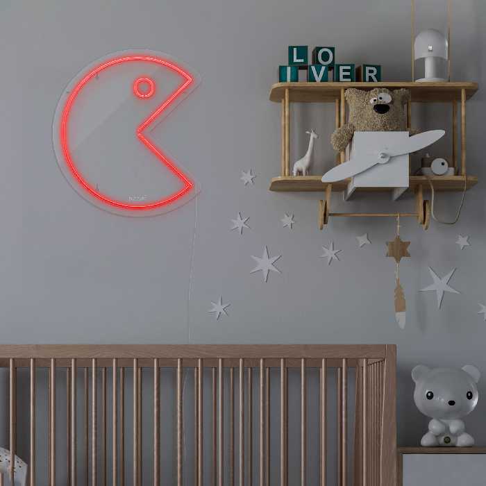 چراغ دیواری نئون دیزاین مدل Packman_RD