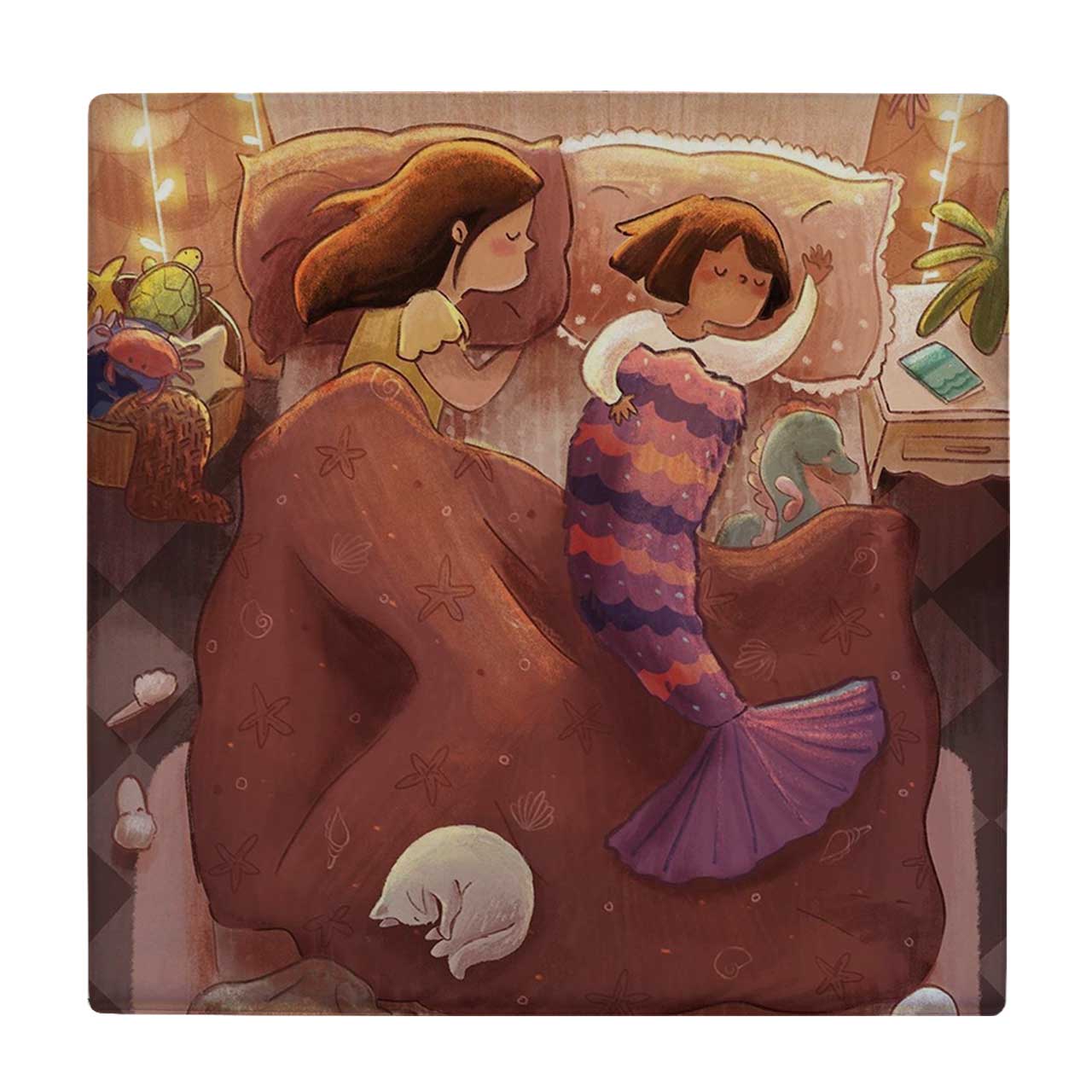 زیر لیوانی طرح کودک در خواب کد    3530009_1352