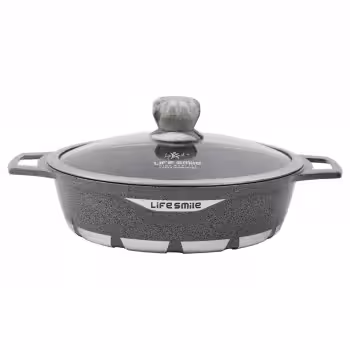ماهیتابه گرانیتی لایف اسمایل مدل FLCMSHR32 ا LIFE