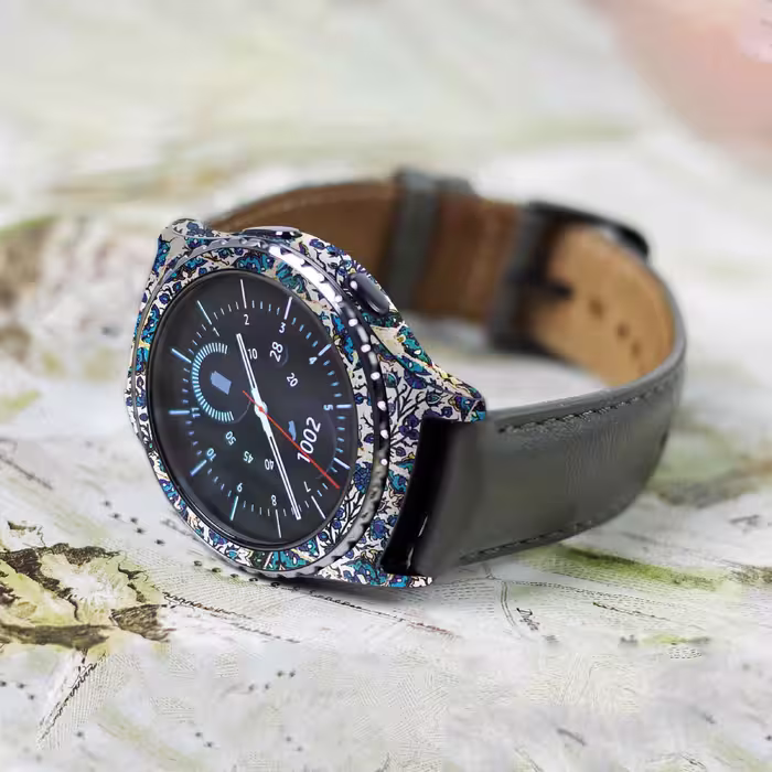 برچسب ماهوت طرح Traditional_Tile مناسب برای ساعت هوشمند سامسونگ Galaxy Gear S2 Classic