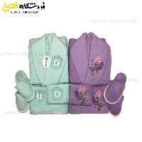 سرویس حوله عروس و داماد 10تکه گلدوزی سه بعدی برند MARIBOR