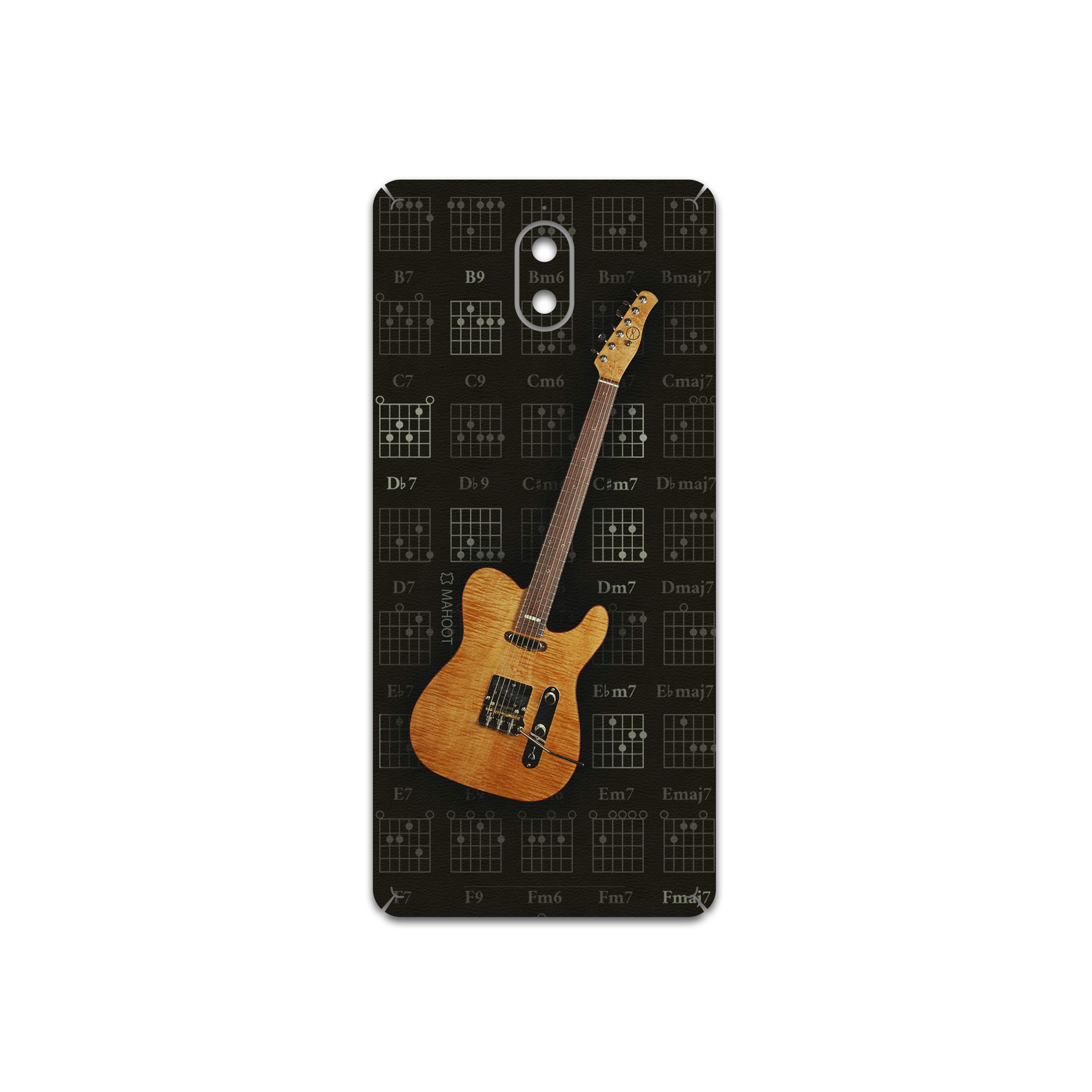 برچسب پوششی ماهوت مدل Guitar-Instrument مناسب برای گوشی موبایل نوکیا 3.1