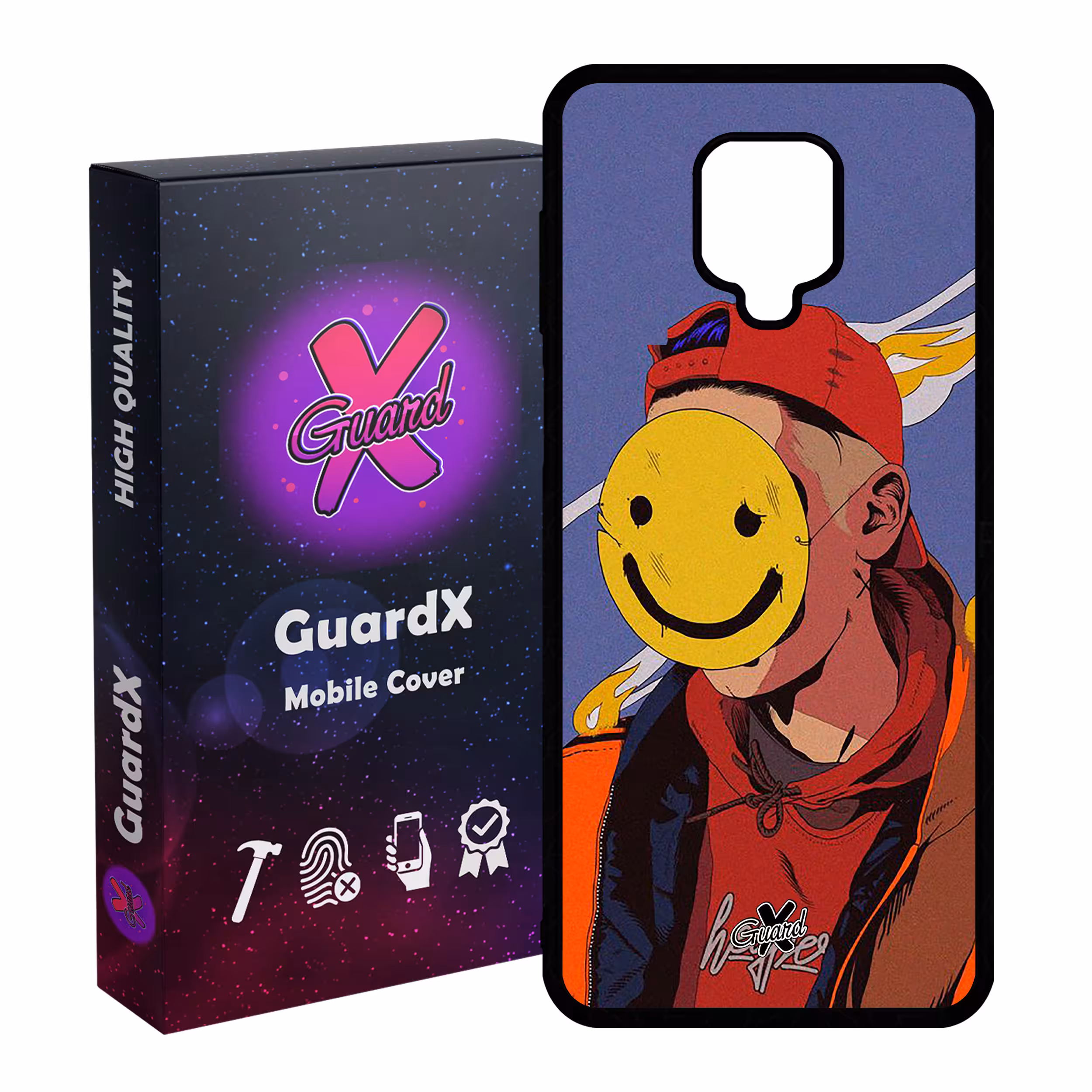 کاور گارد ایکس طرح Girl مدل Glass10342 مناسب برای گوشی موبایل شیائومی Redmi Note 9S / Note 9 Pro / Note 9 Pro Max