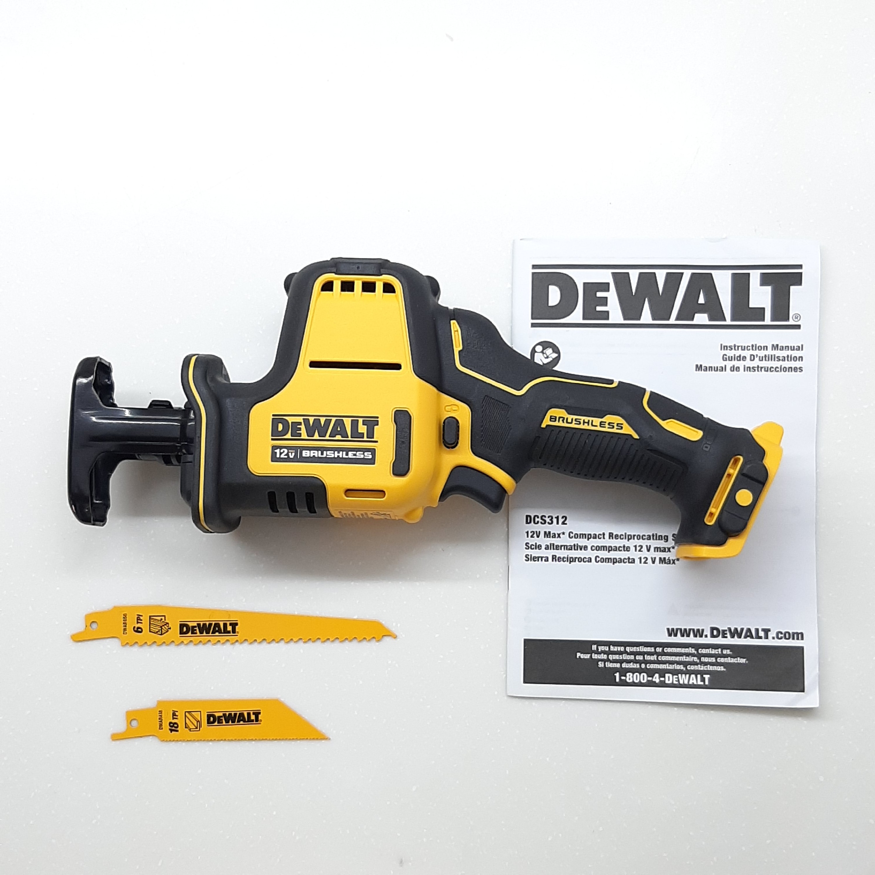 اره افقی بر شارژی دیوالت مدل DCS312 بدون باتری و شارژر