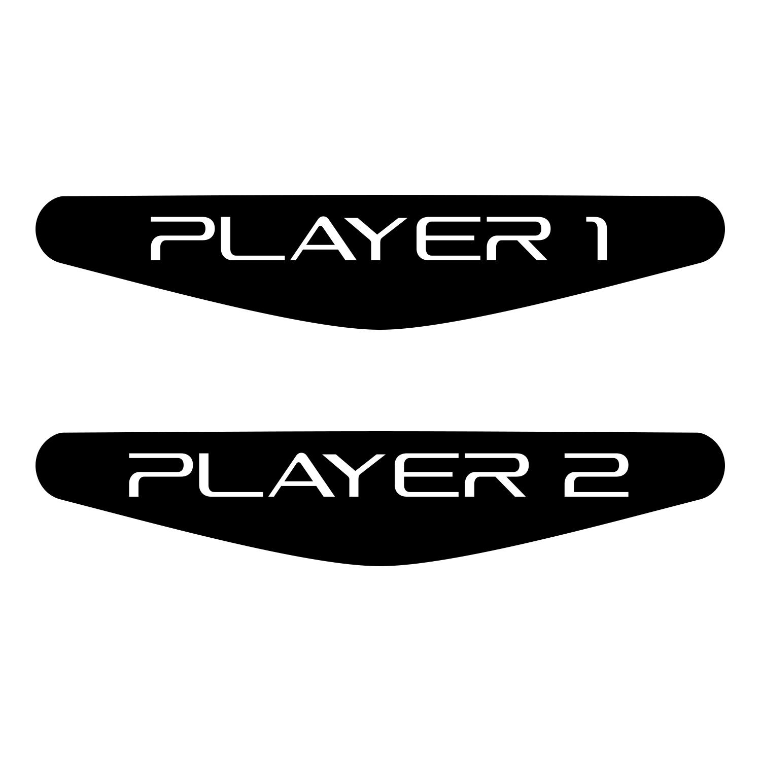 برچسب لایت بار دسته پلی استیشن 4 ونسونی طرح PLAYER