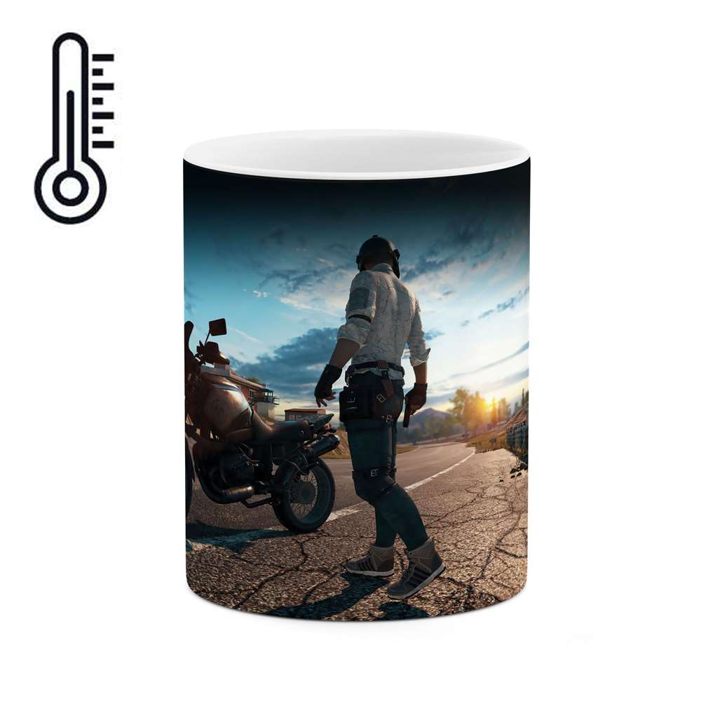 ماگ حرارتی طرح پابجی مدل mgph01174