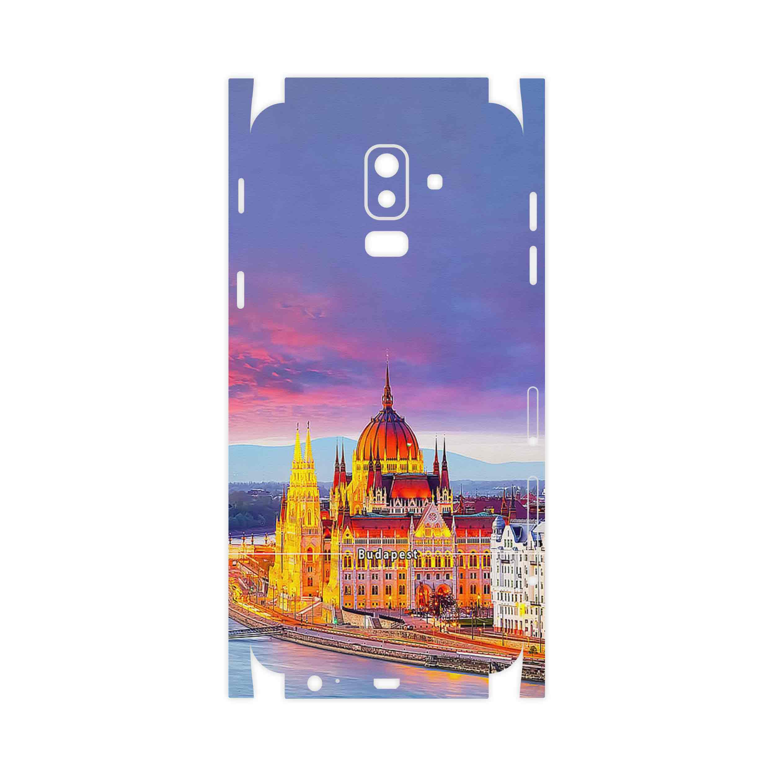 برچسب پوششی ماهوت مدل City of Budapest-FullSkin مناسب برای گوشی موبایل سامسونگ Galaxy J8