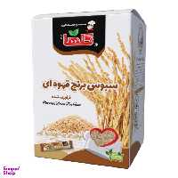 سبوس برنج قهوه ای گلها بسته 20 عددی