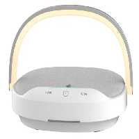 اسپیکر بلوتوث و شارژر وایرلس قابل حمل دارای چراغ ویوو WiWU 3 in 1 Wireless charging desk lamp speaker Y1