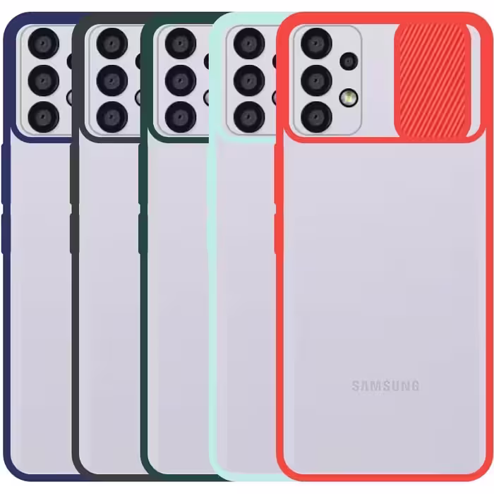 قاب محافظ مناسب برای گوشی Samsung Galaxy A32 5G مدل ماکرو شیلد محافظ لنزدار طرح پشت مات