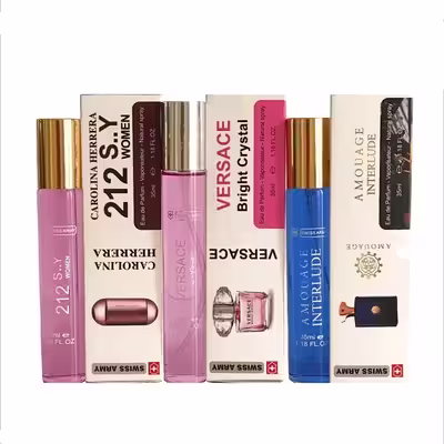 عطر جیبی مردانه سوئیس آرمی مدل s 300 حجم 35 میلی لیتر مجموعه 3 عددی