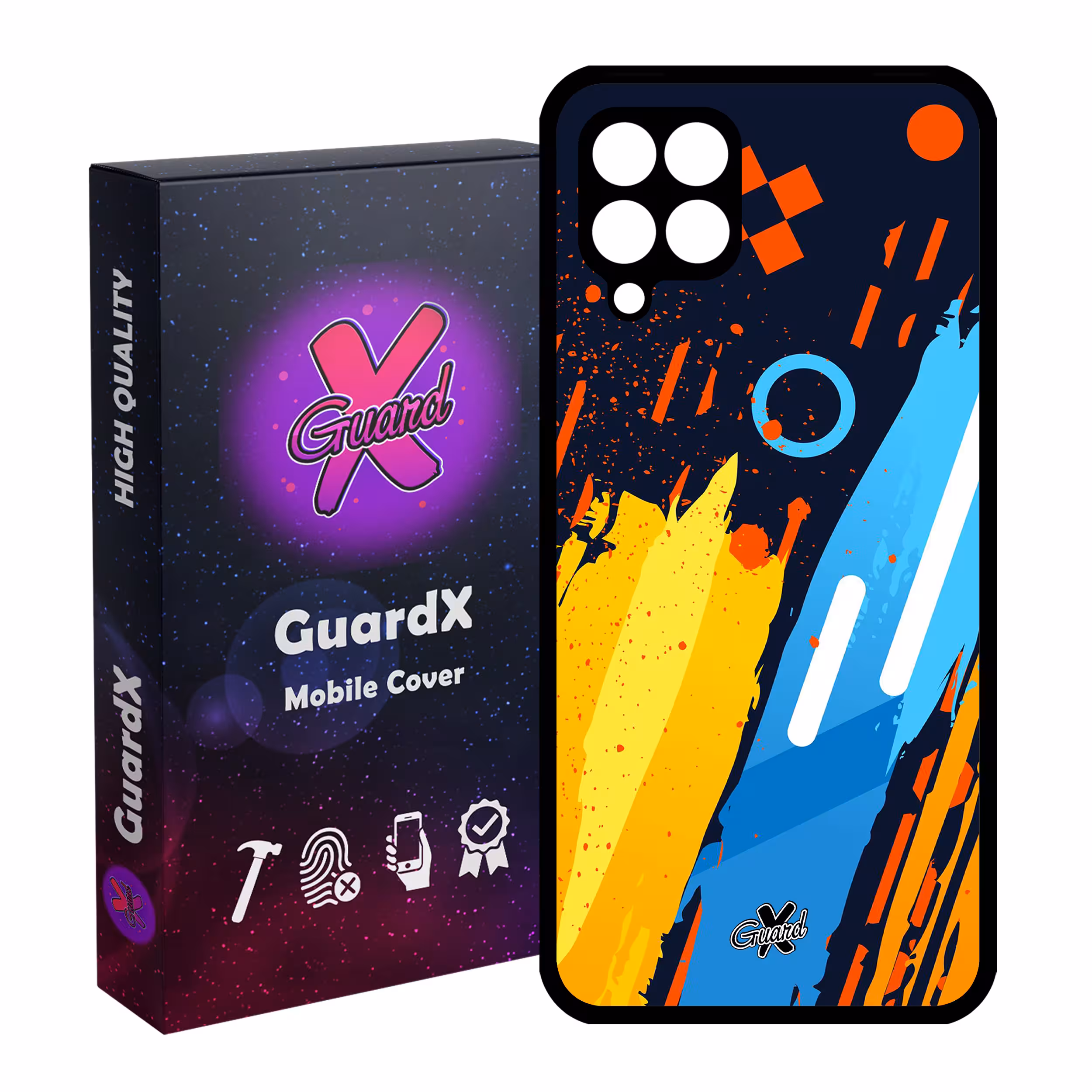 کاور گارد ایکس طرح Colors مدل Glass10171 مناسب برای گوشی موبایل سامسونگ Galaxy A12