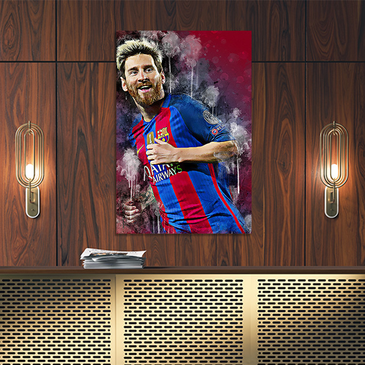 تابلو شاسی آتریسا مدل لیونل مسی طرح فوتبال