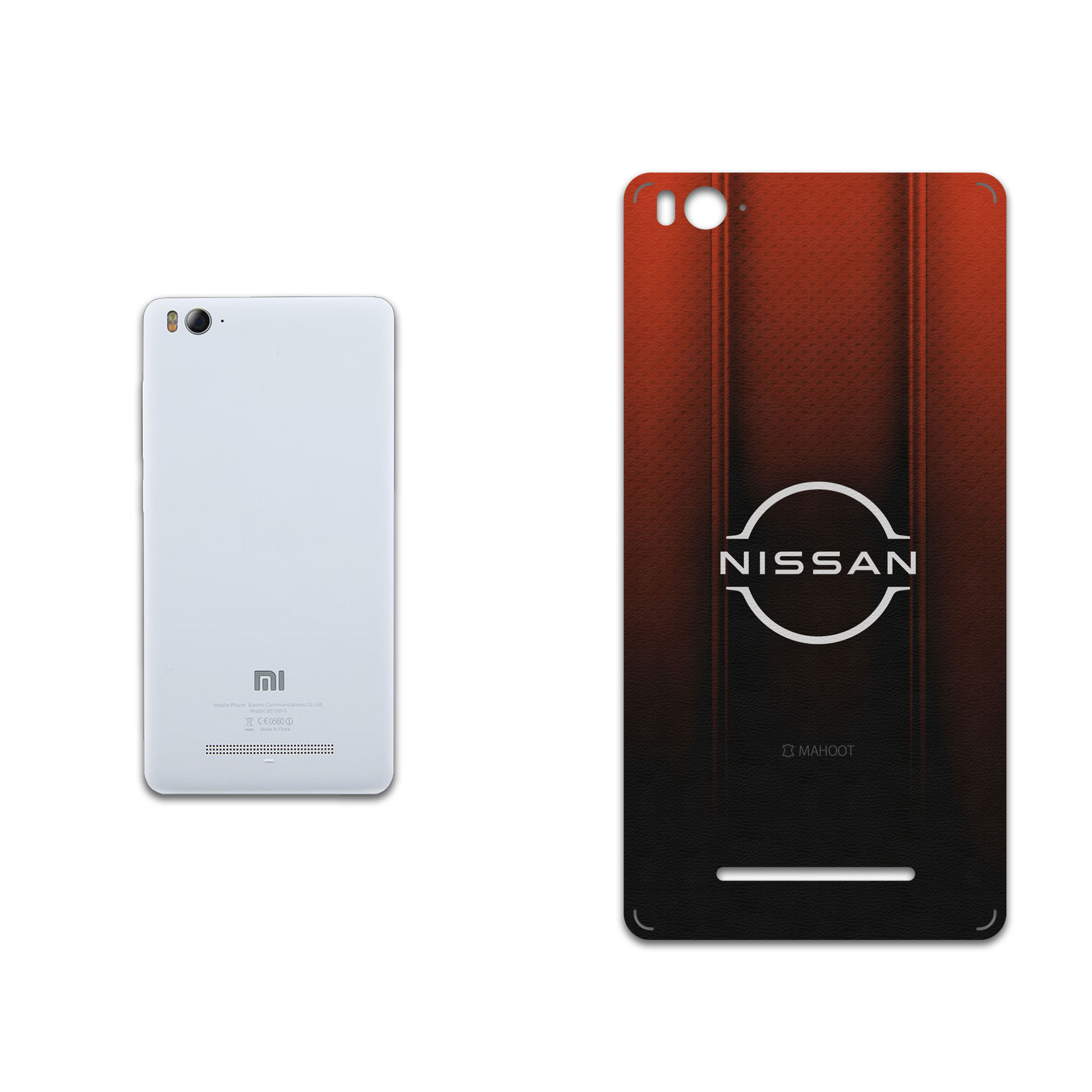 برچسب پوششی ماهوت مدل Nissan مناسب برای گوشی موبایل شیائومی Mi 4c