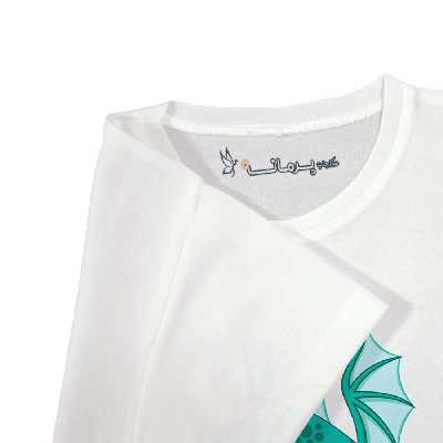 تی شرت بچگانه پرمانه طرح دایناسورهای بامزه کد pmt.5107