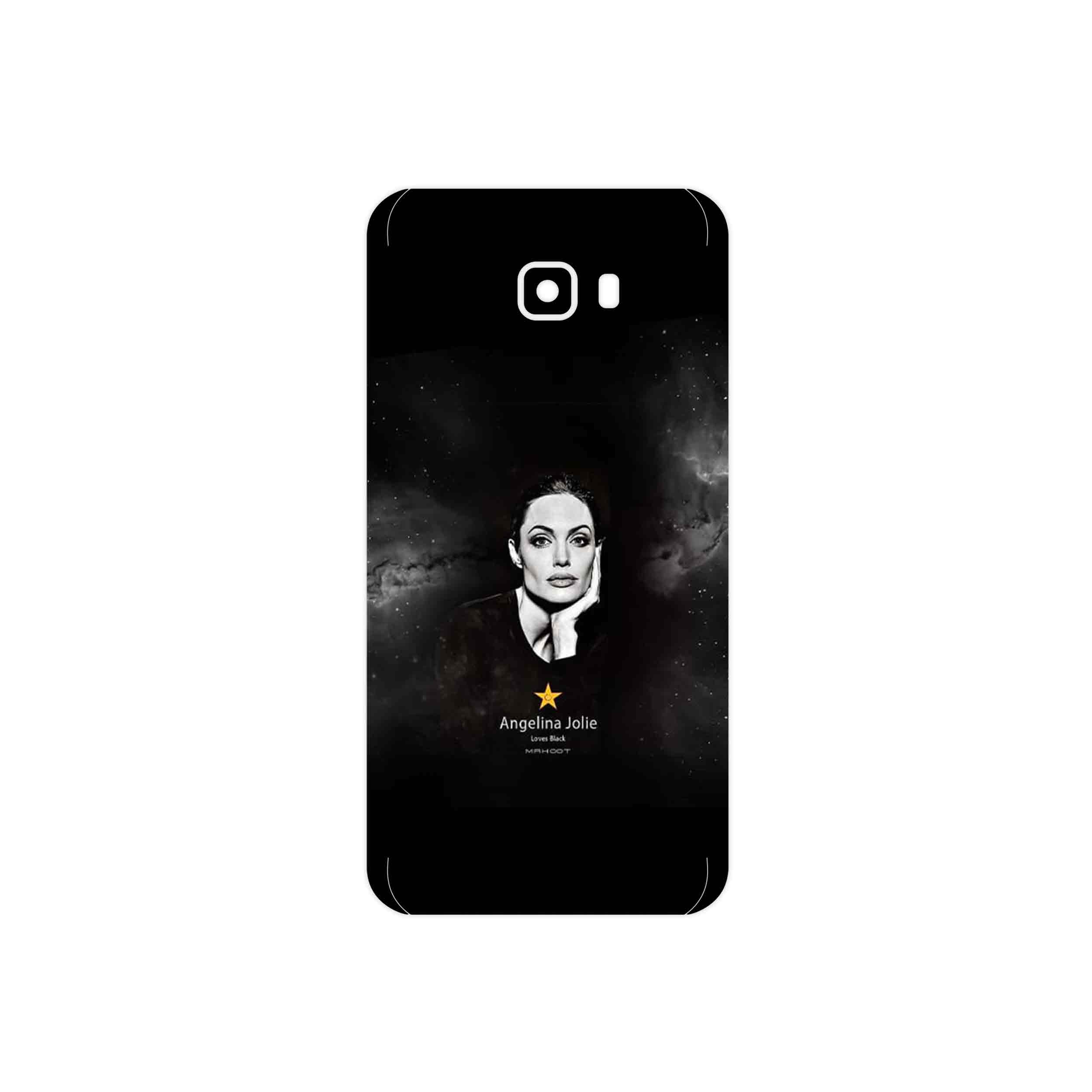 برچسب پوششی ماهوت مدل Angelina Jolie مناسب برای گوشی موبایل سامسونگ Galaxy C7 Pro