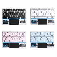 کیبورد بلوتوث شفاف با تاچ پد کوتسی Coteetci Punk Touchpad Wireless Keyboard 84013