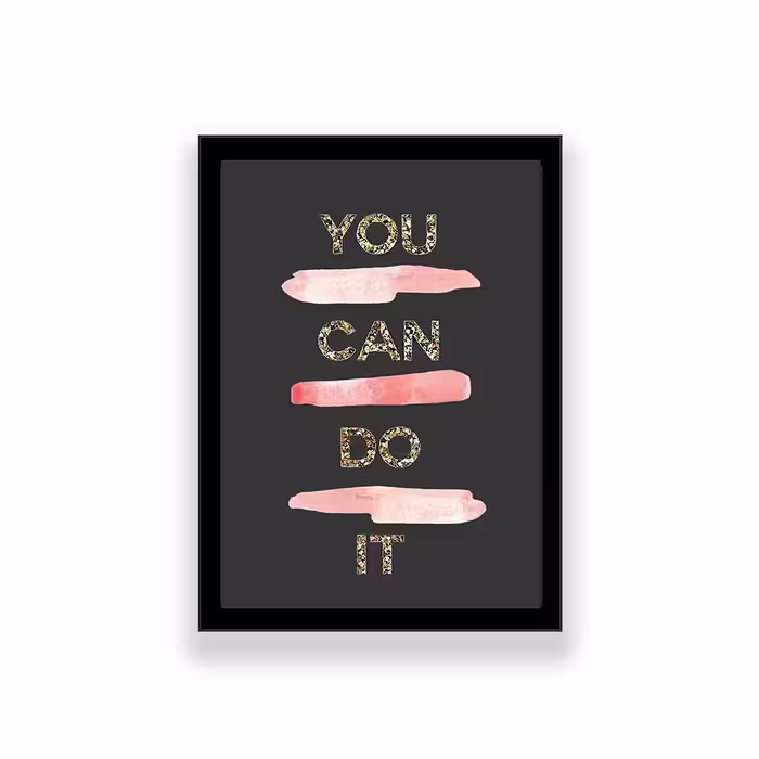 تابلو طرح انگیزشی you can do it 