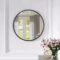 آینه مدل گرد فلزی طرح ظریف F-60