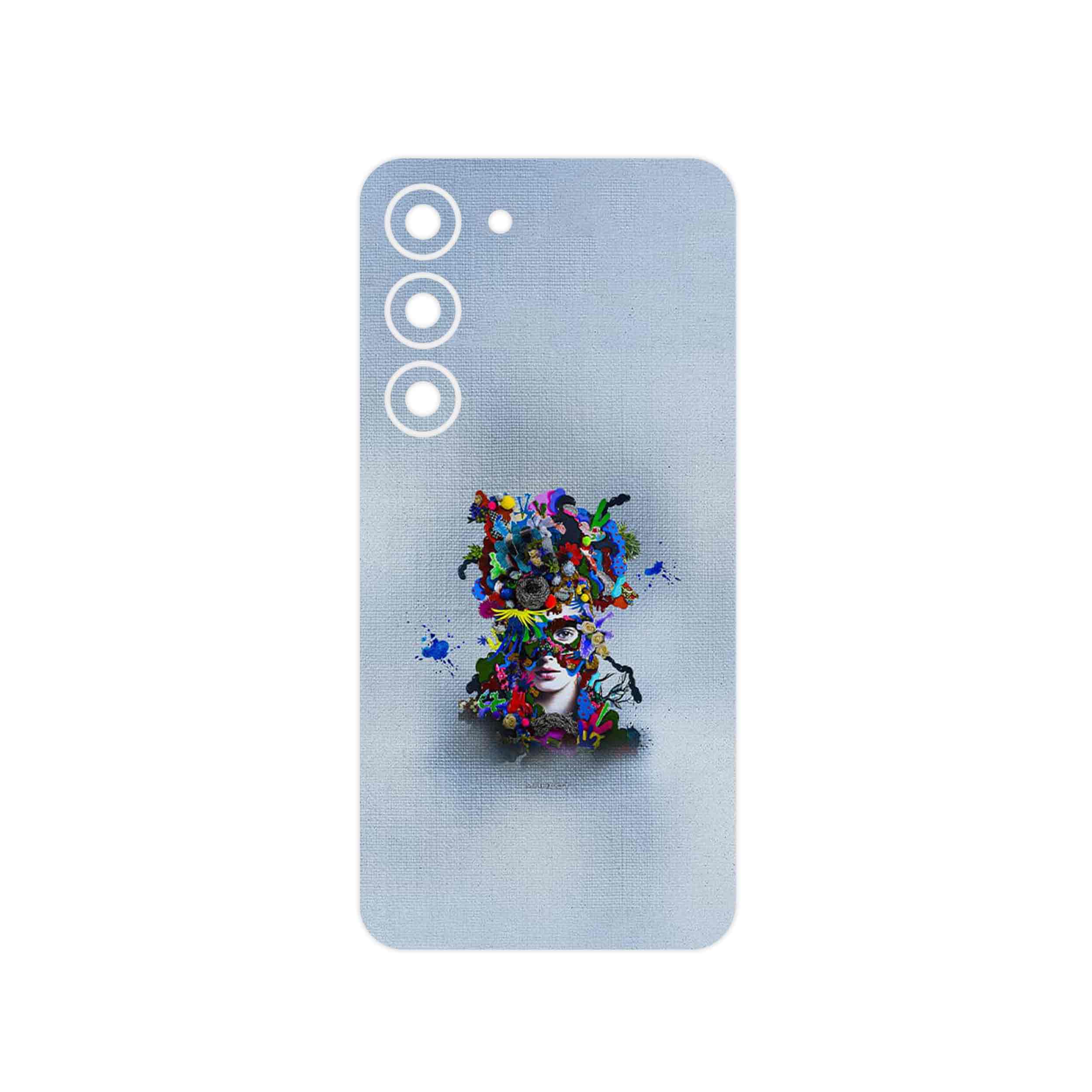 برچسب پوششی ماهوت مدل Collage of surreal Portrait of Women 4 مناسب برای گوشی موبایل سامسونگ Galaxy S23