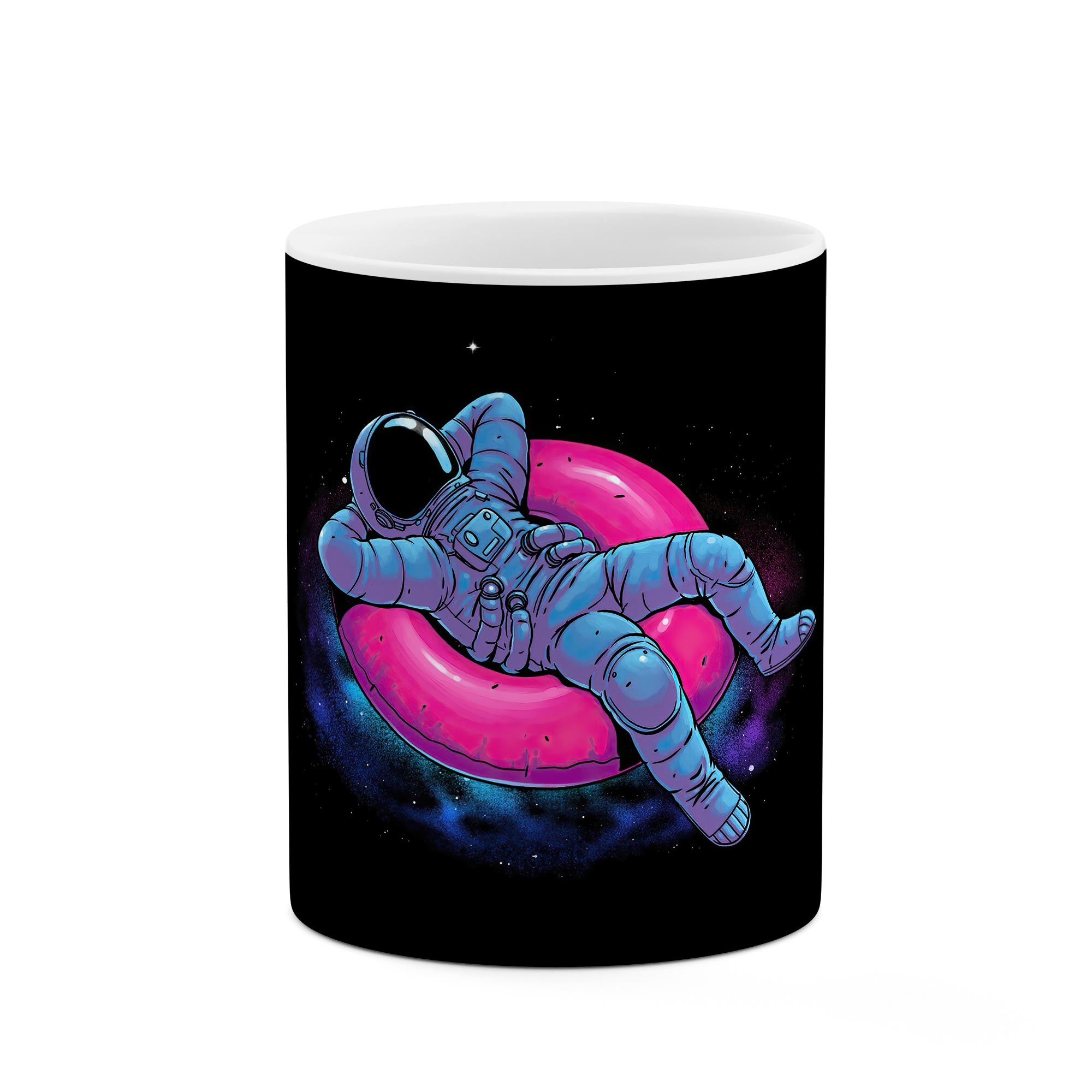 ماگ طرح فضانورد رو دونات مدل mgp00558