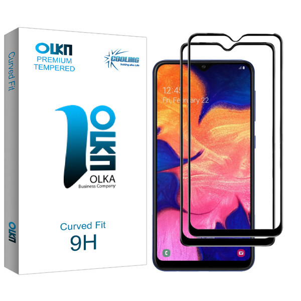 محافظ صفحه نمایش کولینگ مدل Olka glass مناسب برای گوشی موبایل سامسونگ Galaxy A20 بسته دو عددی | کالا برتری