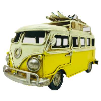 ماکت دکوری طرح ماشین فولکس با چوب اسکی کد 1511.45