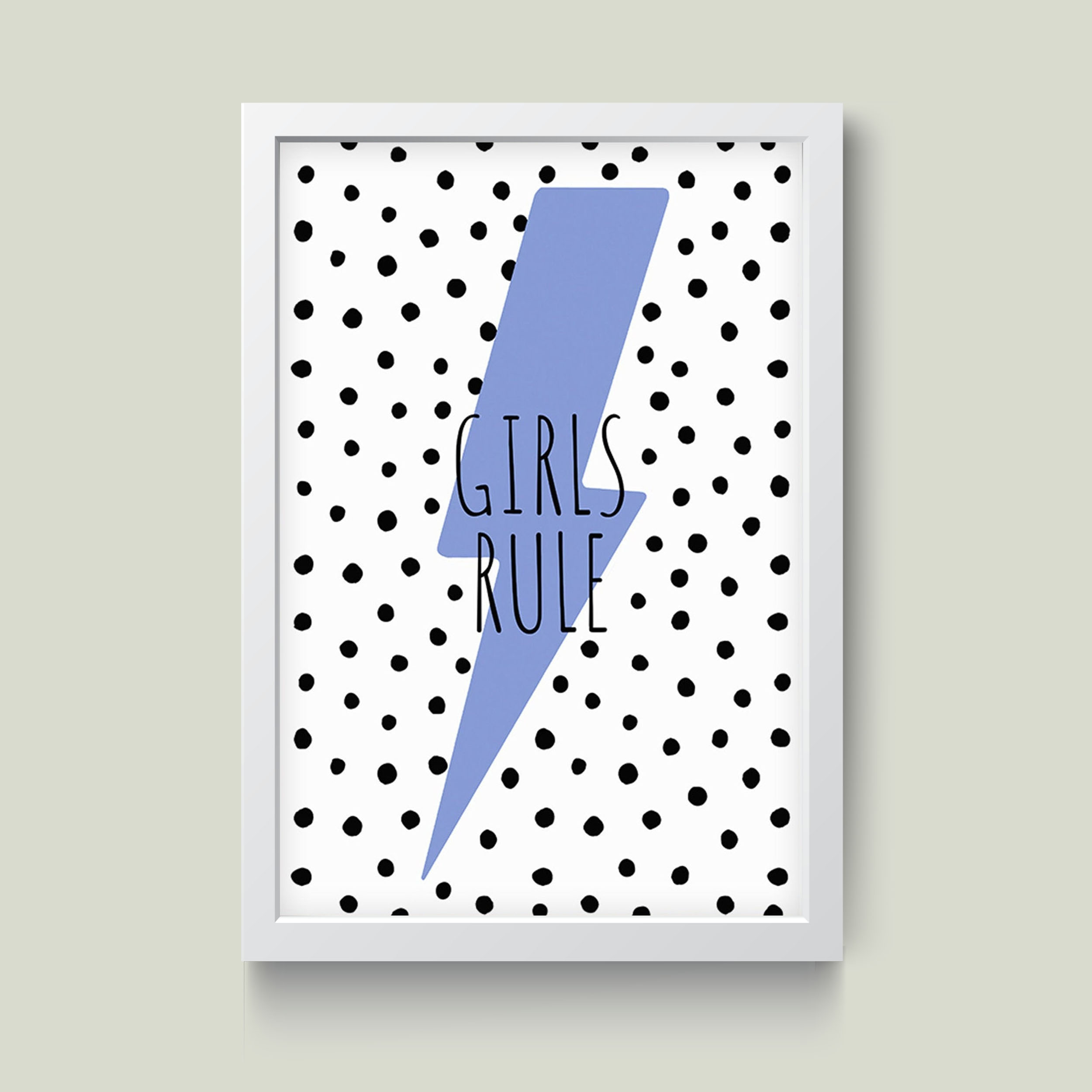 تابلو مدل Girl Rule کد m2653-w