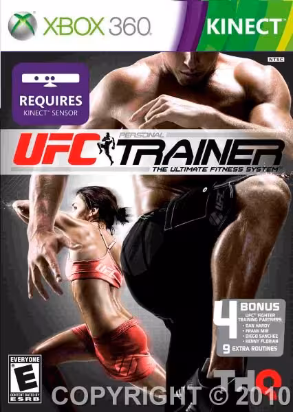 بازی کینکت کنسول Xbox360 ufc training