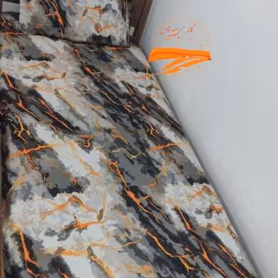 روتختی نیم ست 1نفره 2تیکه ابروبادی طرح مارابل