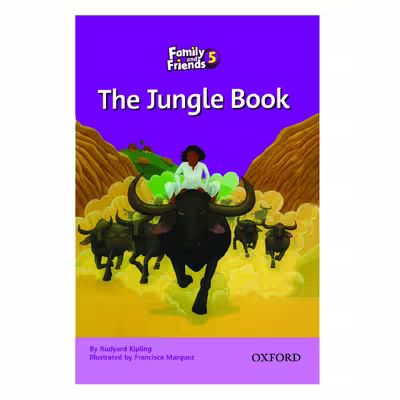کتاب Family And Friends 5 The Jungle Book اثر Rudyard Kipling انتشارات Oxford