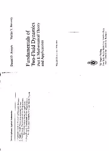 خرید و دانلود نسخه کامل کتاب Fundamentals of two-fluid dynamics, Mathematical theory and applications