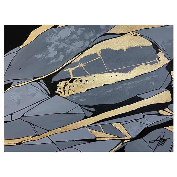 تابلو نقاشی اکریلیک مدل انتزاعی کد 0060