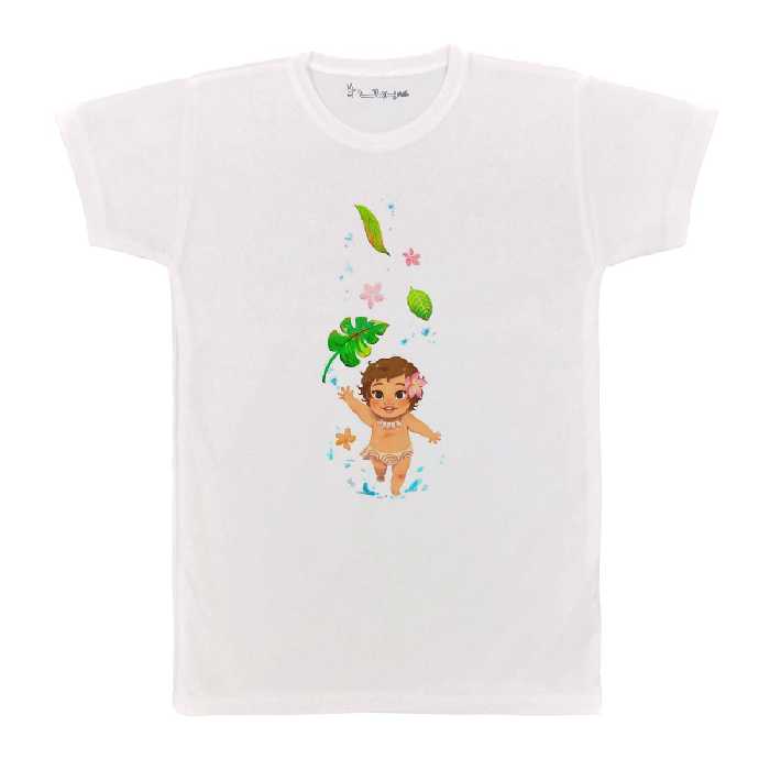 تی شرت بچگانه پرمانه طرح moana کد pmt.2577