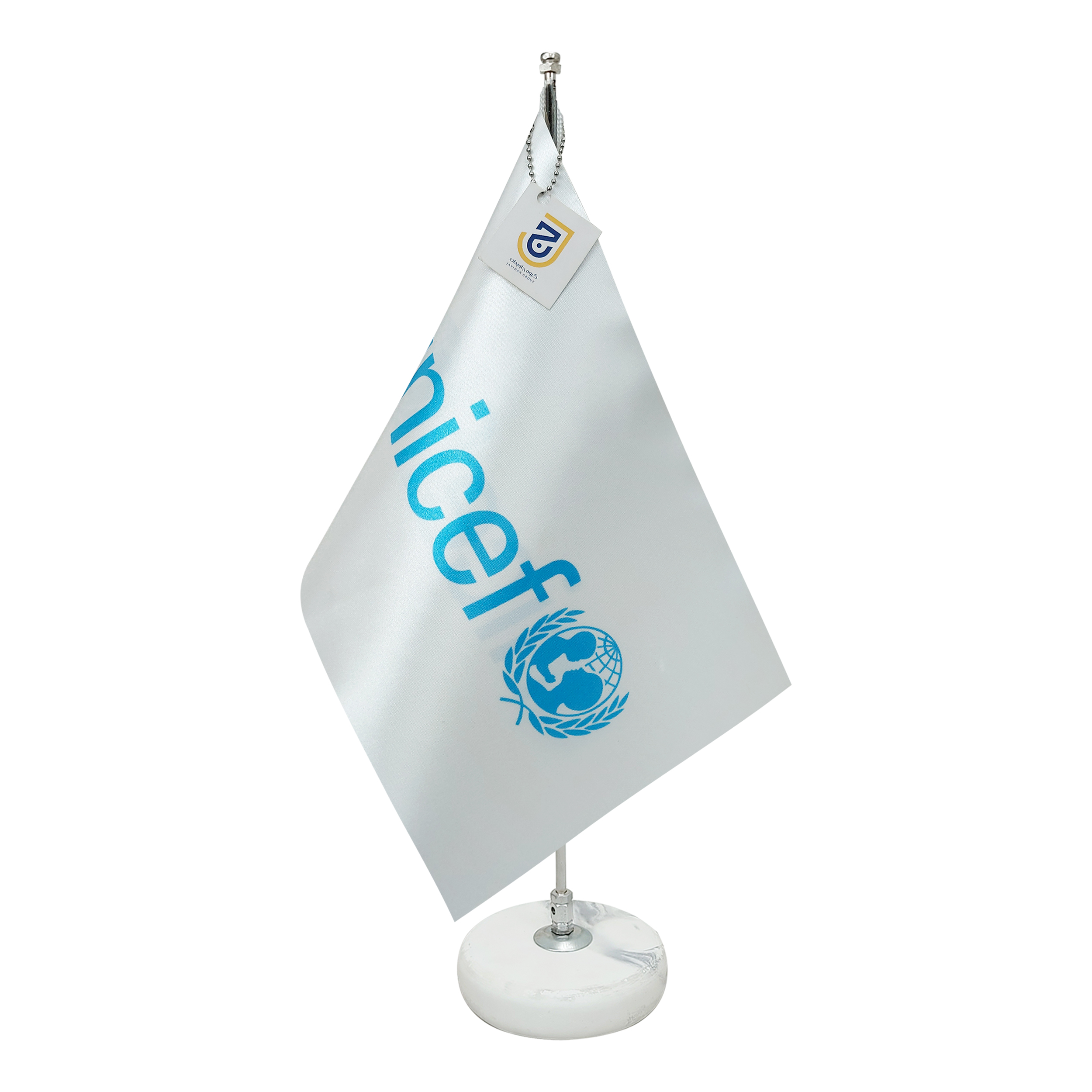 پرچم رومیزی جاویدان تندیس پرگاس مدل یونیسف کد 2