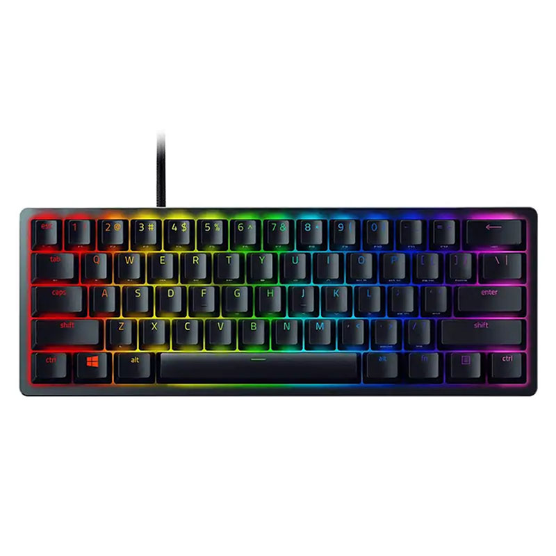 مشخصات، قیمت و خرید کیبورد گیمینگ RAZER مدل HUNTSMAN MINI RED SWITCH