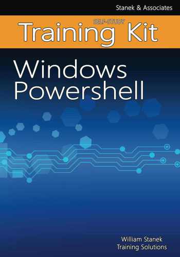خرید و دانلود نسخه کامل کتاب Windows PowerShell Self-Study Training Kit
