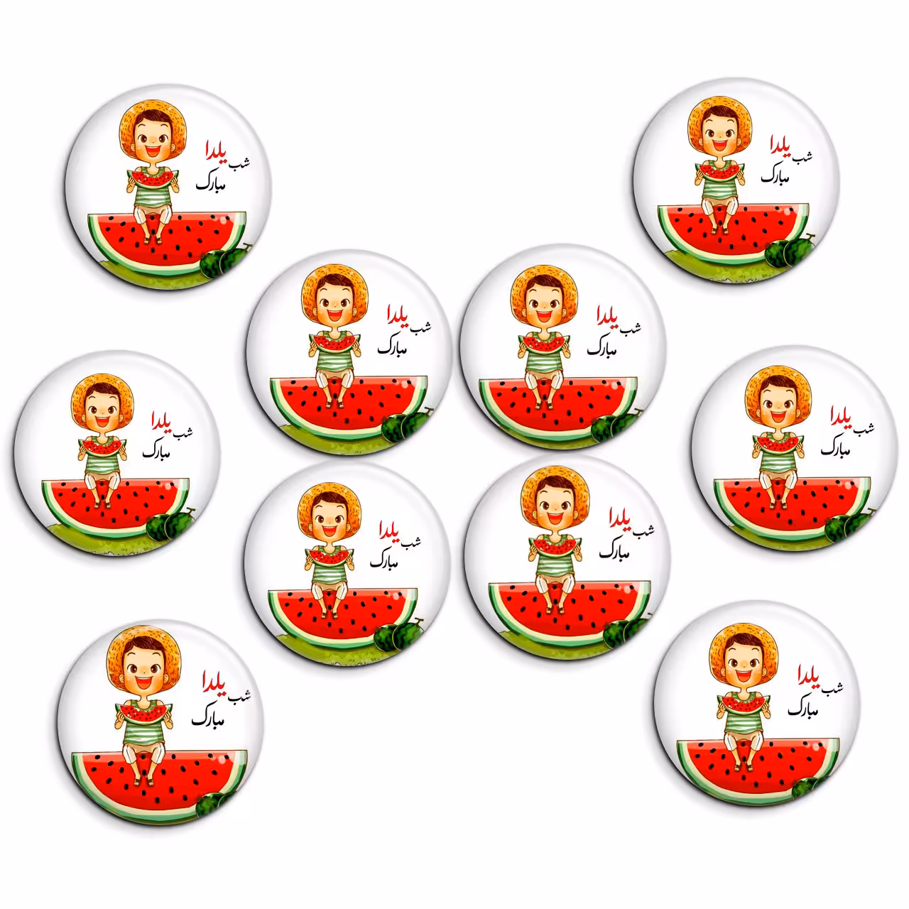 پیکسل پرمانه طرح شب یلدا کد pmg.44 مجموعه 10 عددی 