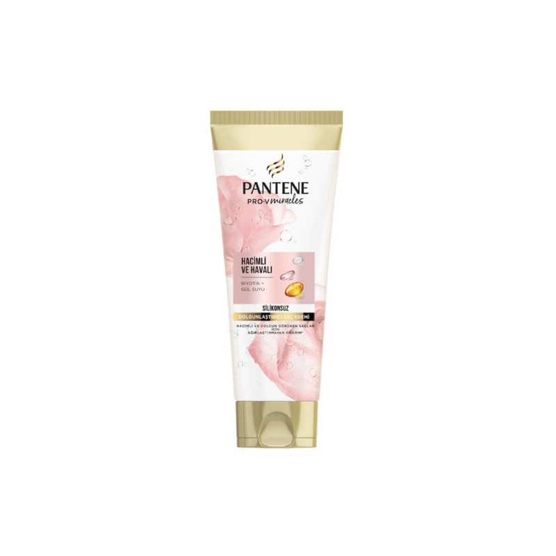 نرم کننده مو تیوپی مدل گل رز و بیوتین Rose Water And Biotin پنتن 160 میل