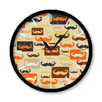 ساعت دیواری راویتا طرح سیبیل مدل 1006