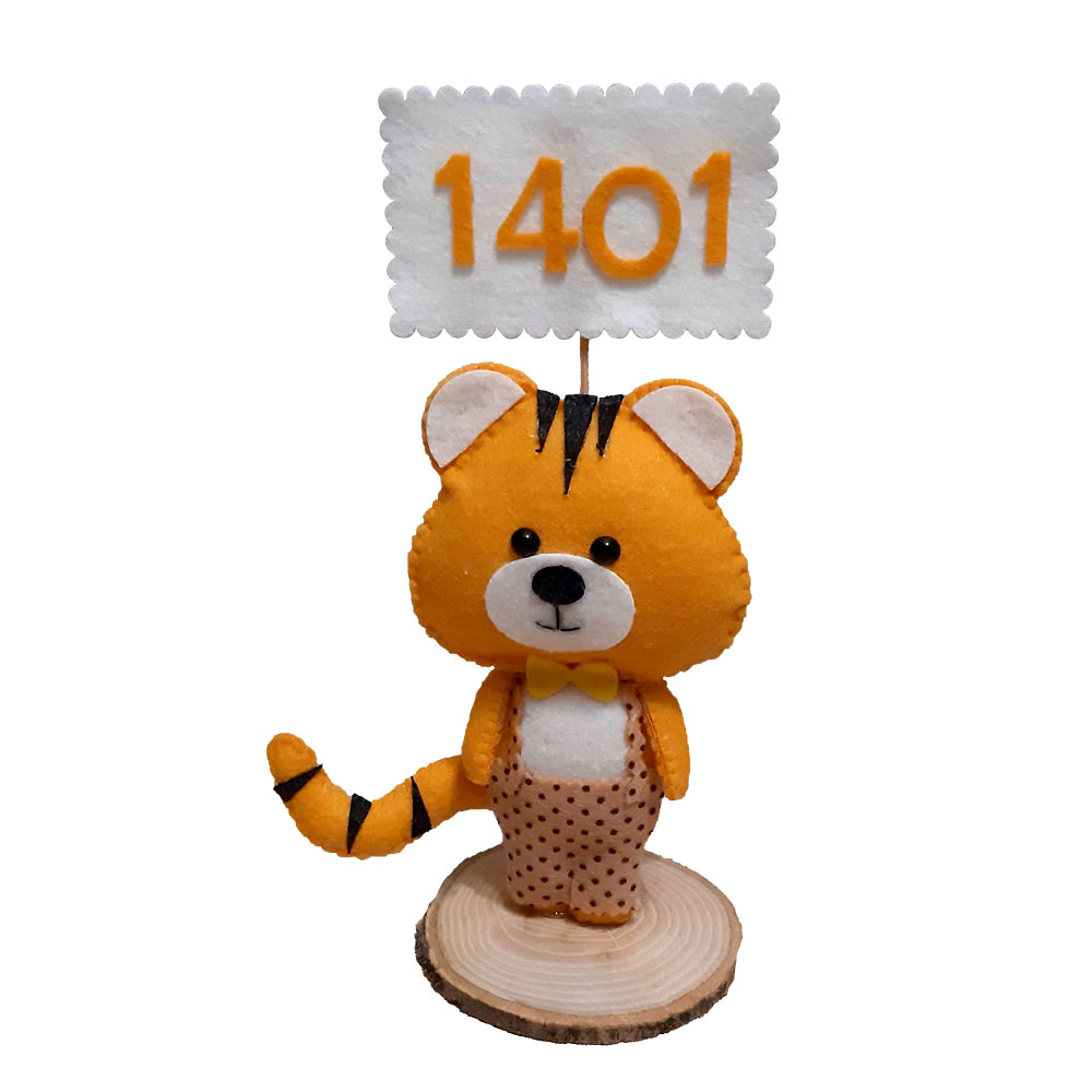 استند تزئینی  طرح ببر کد R.M 407