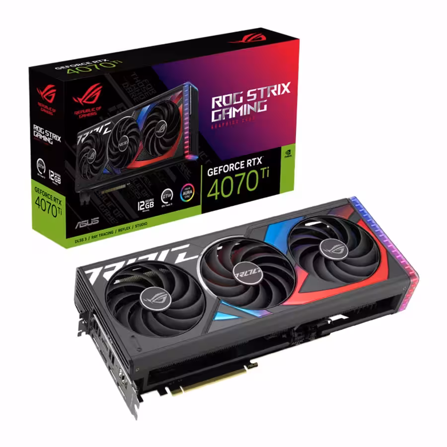 کارت گرافیک ایسوس ROG Strix GeForce RTX 4070Ti 12GB GDDR6X