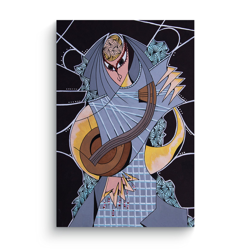 تابلو شاسی مدل نوازنده زمین | دنیای قاب