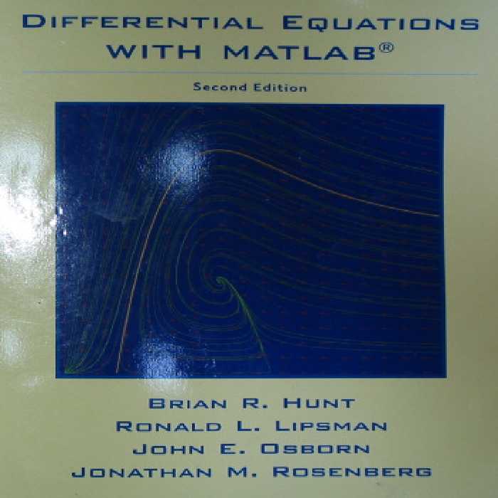 خرید و دانلود نسخه کامل کتاب Differential equations with MATLAB: updated for MATLAB 7 and Simulink 6