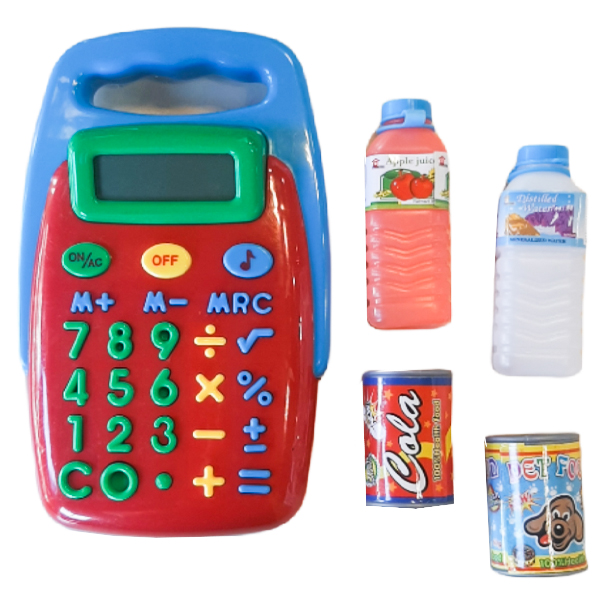 اسباب بازی صندوق فروشگاهی مدل ماشين حساب صندوق کد 1608P