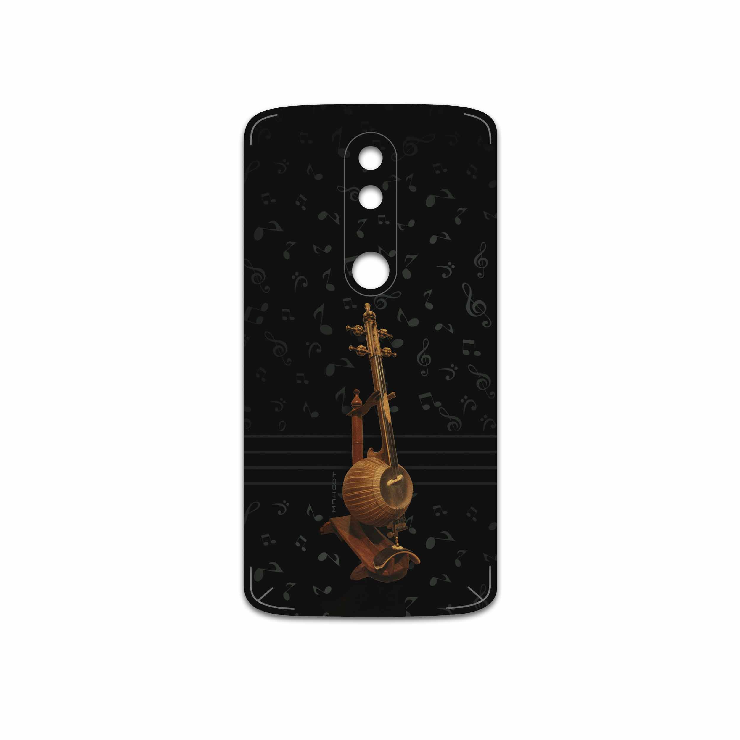 برچسب پوششی ماهوت مدل Persian Fiddle Instrument مناسب برای گوشی موبایل موتورولا Moto X Force