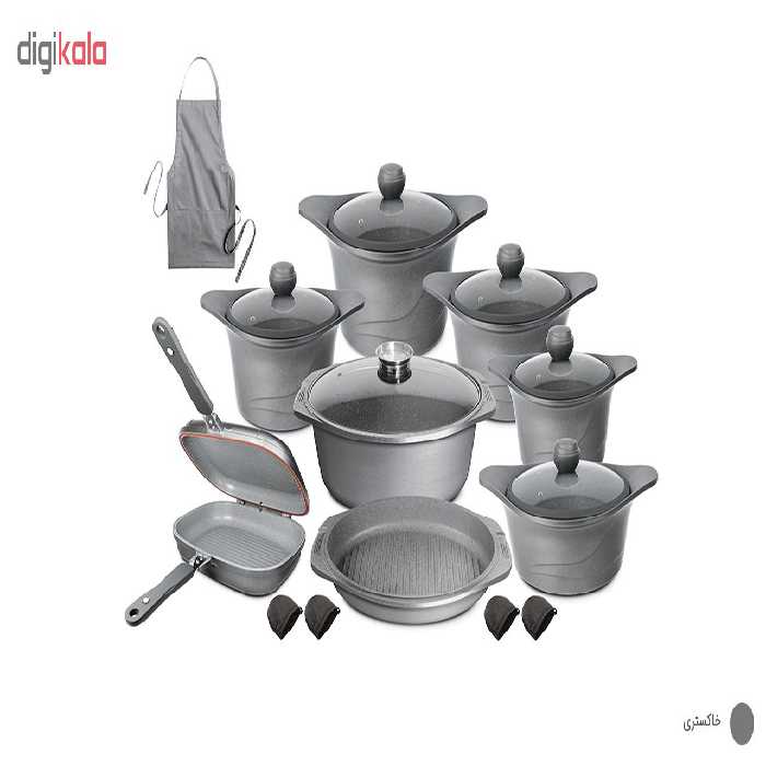 سرویس قابلمه 20 پارچه ام جی اس مدل Korea C